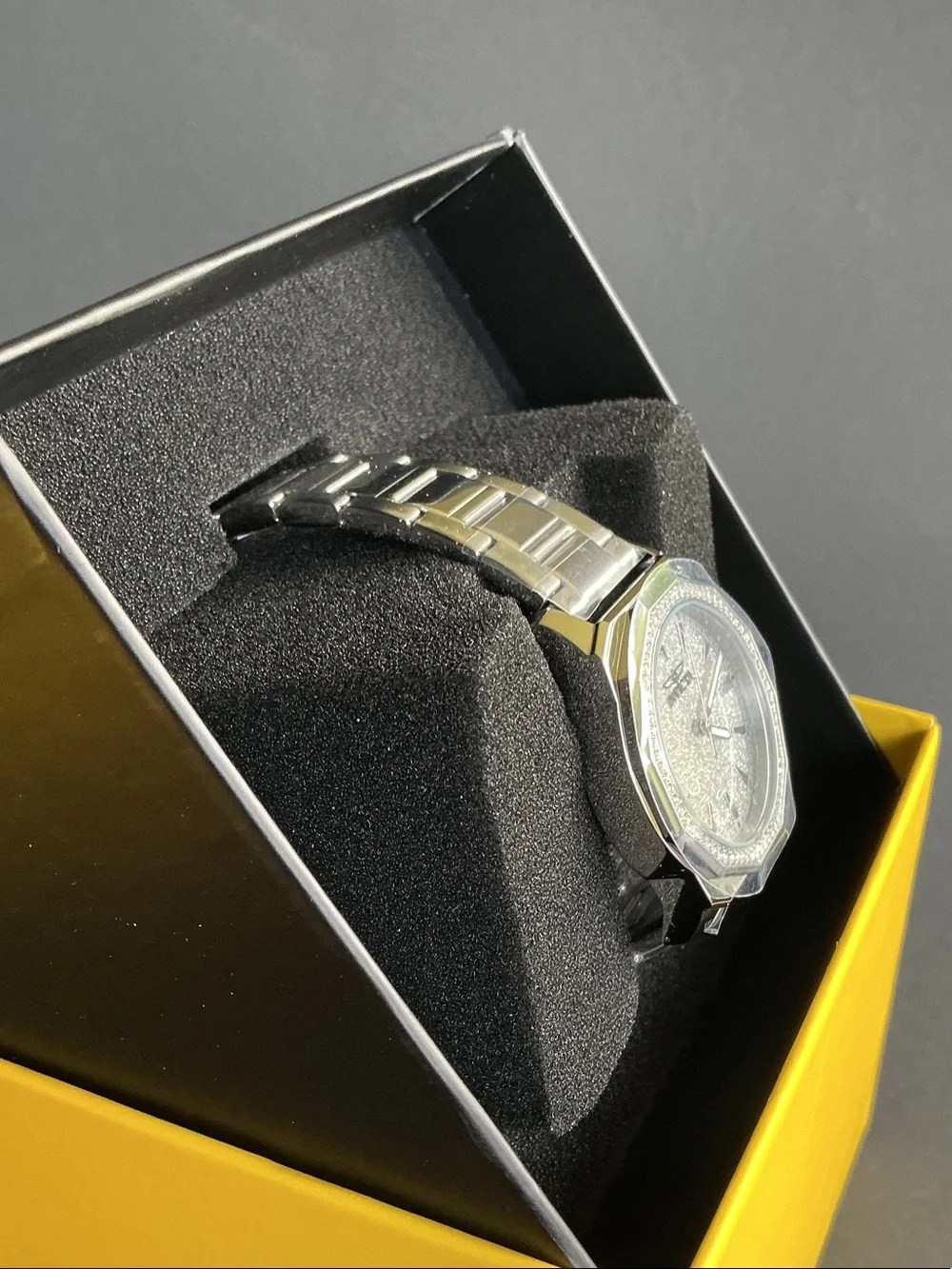 Invicta Men's Silver Stainless Steel Bracelet Watch with Sparkling Dial